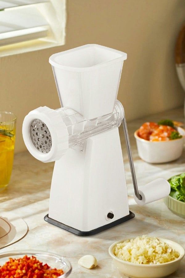 Living and Home Manual Vegetable Fruit Chopper Meat Grinder Sausage Mincer Kitchen Tool Food Processor