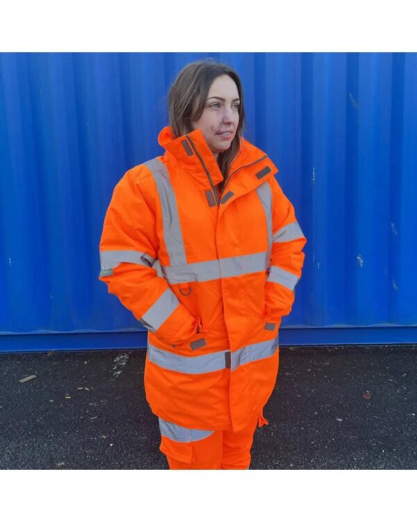 Leo Workwear Ladies Lined Baffle Anorak