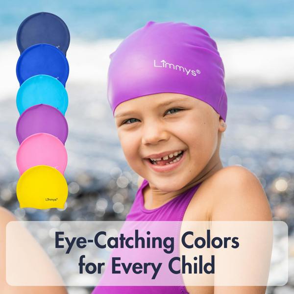 Limmys Premium Kids Swim Caps