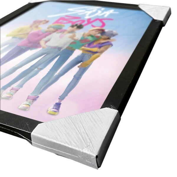 K-Pop Demon Hunters Saja Boys Framed Poster - Multicoloured