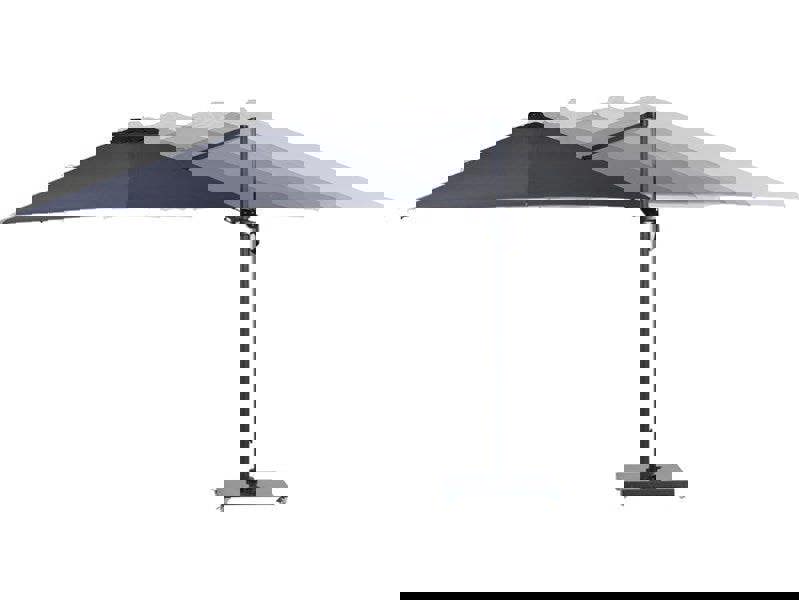 Garden Impressions Hawaii 300cm x 300cm Square Cantilever Parasol with 90kg Moveable Granite Base