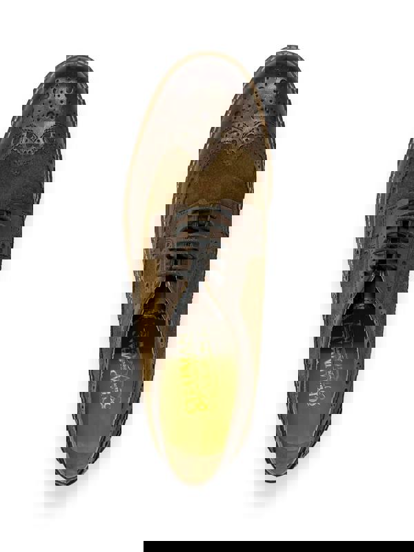 Chapman & Moore Longwing Brogue Leather/Suede Men's Mahogany/Tobacco Shoes