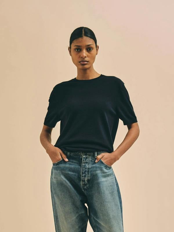 Florence Black Clelia Knit Tee