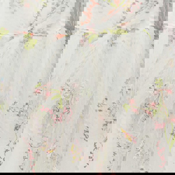 Close Up of tulle and embroidery