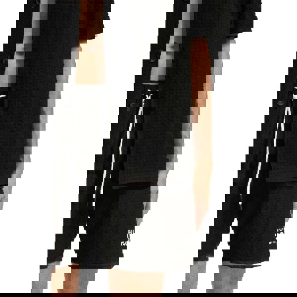 Hugo Mens Chaffle Swim Shorts - Black - 