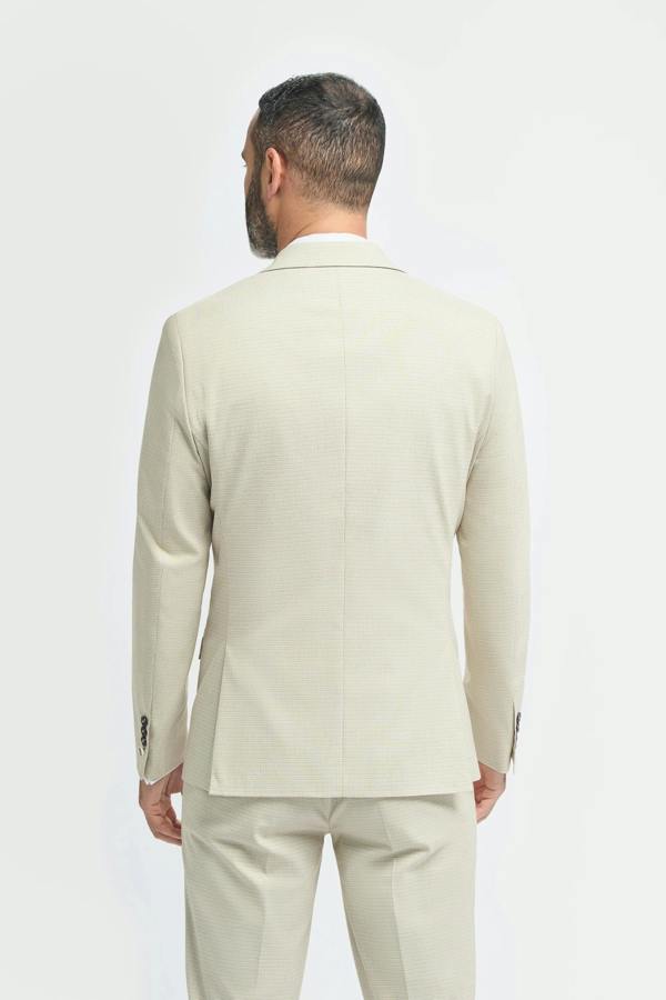 House of Cavani Hampton - Men's Beige 3 Piece Suit