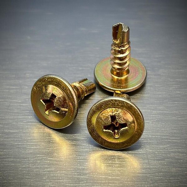 Fixaball Wafer Self Drilling Drywall Screws Zinc BZP