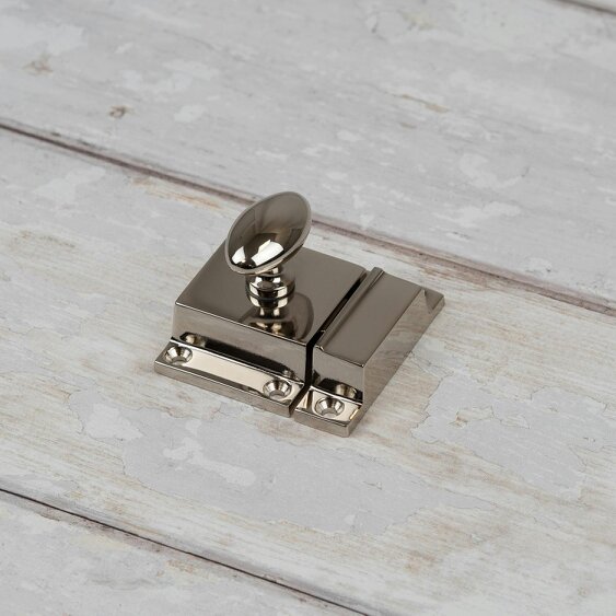 Handle & Home Polished Nickel Traditional Cabinet Latch