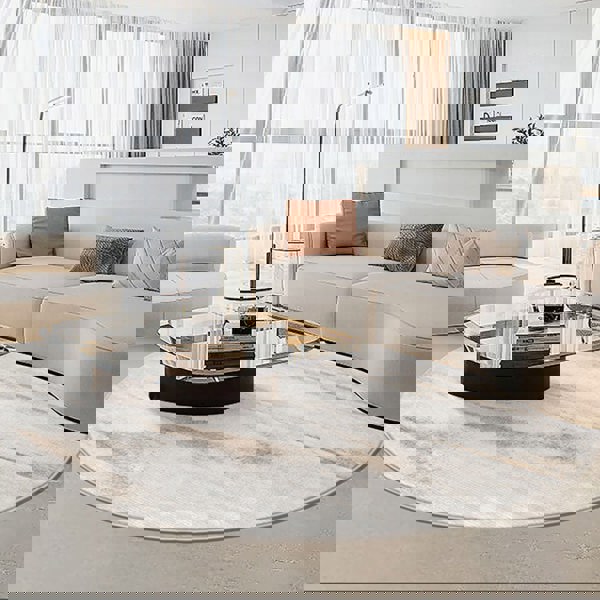 DA Natural Round Wool Rug, Various Styles Available-Rit Concept-Rit Concept