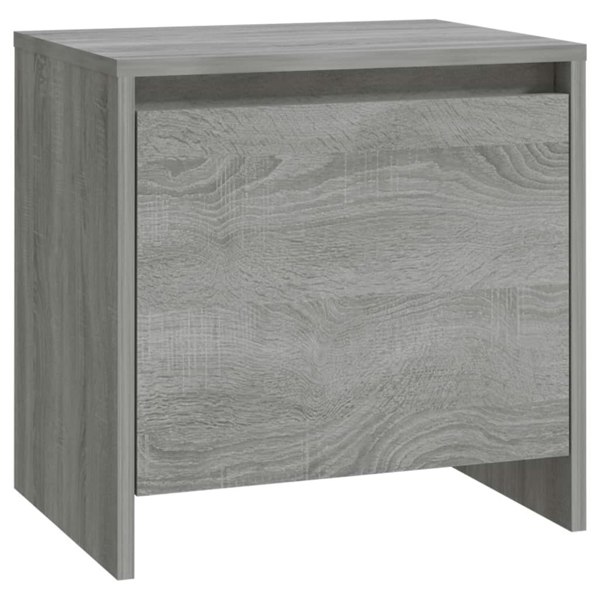 Berkfield Bedside Cabinet Grey Sonoma 45x34x44.5 cm Engineered Wood