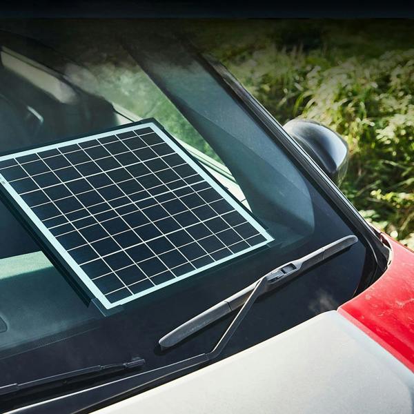 Osram 20W Solar Battery Charger 12V with OBD Port Connector Trickle Panel