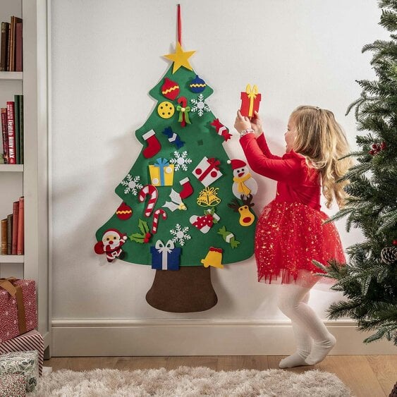 Scotts of Stow Felt Tree with Removable Ornaments