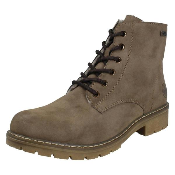 Rieker Ladies Rieker Wide Fitting Warm Lined Ankle Boots Y9103