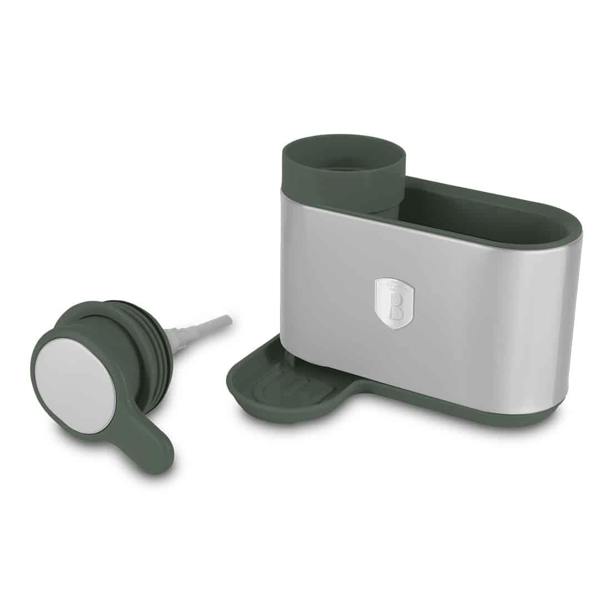Soap Dispenser, 2-in-1 with Sponge Holder | Matt Green | Berlinger Haus BH8933