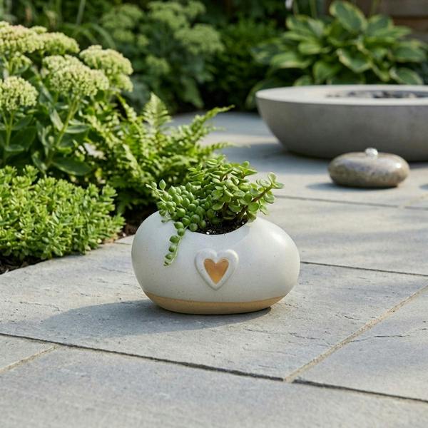 Garden Greatness Relica Mini Heart Planter Pot