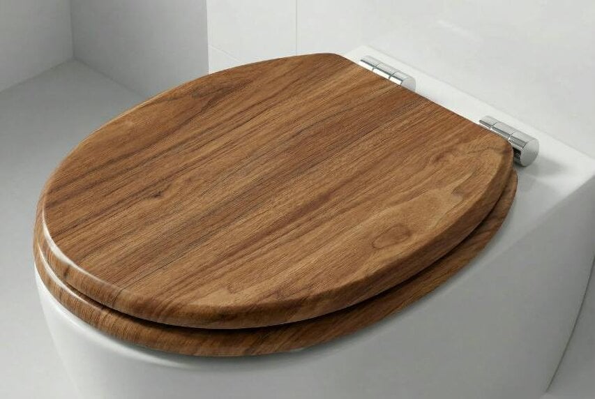 RTS Simple Oak Soft Close Toilet Seat