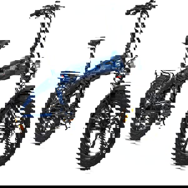 Hygge Bikes Sorø 2026 - Folding Fat Tyre E-Bike 48V 14.5Ah - Royal Blue