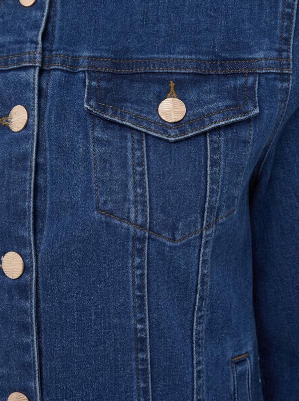 PennyPlain Denim Style Jacket - Blue Wash