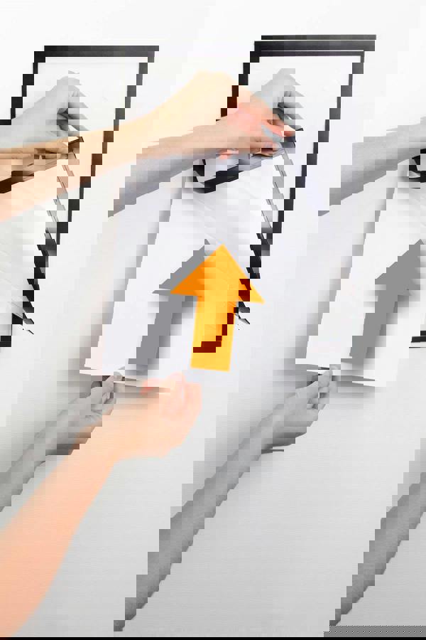 Durable DURAFRAME Wallpaper Self Adhesive Magnetic Signage Frame | A4 Black