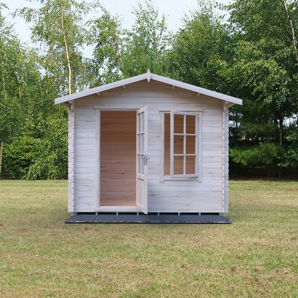 Shire 10x8 bucknells log cabin 28mm Cladding