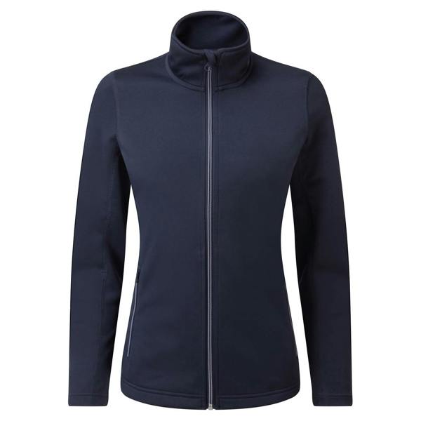 Premier Womens/Ladies Dyed Sweat Jacket - French Navy