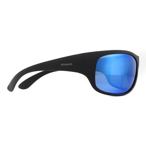 Polaroid Sunglasses 07886 003 5X Matte Black Blue Polarized