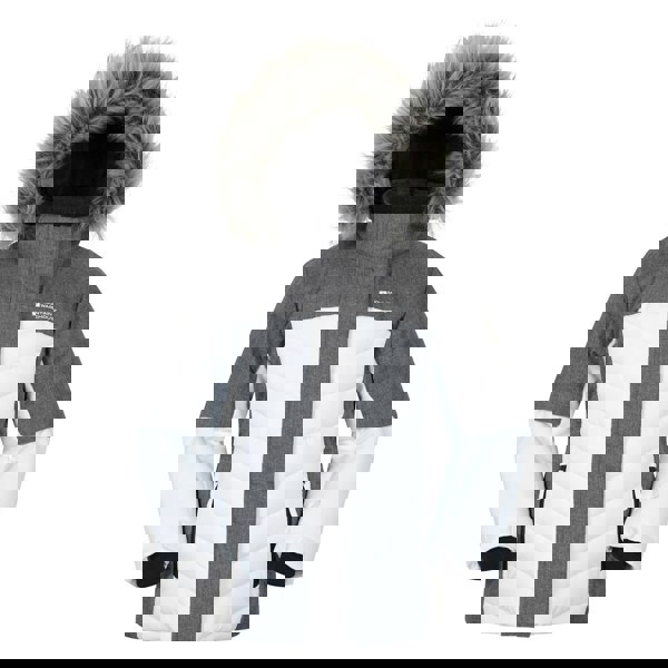 Mountain Warehouse Kids Pyrenees Padded Ski Jacket - White