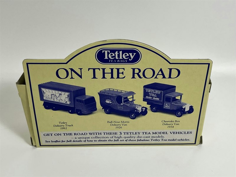 MCSlots Bull Nose Morris Delivery Van 1926 Tetley Tea Bags On The Road Lledo TTB1D S4