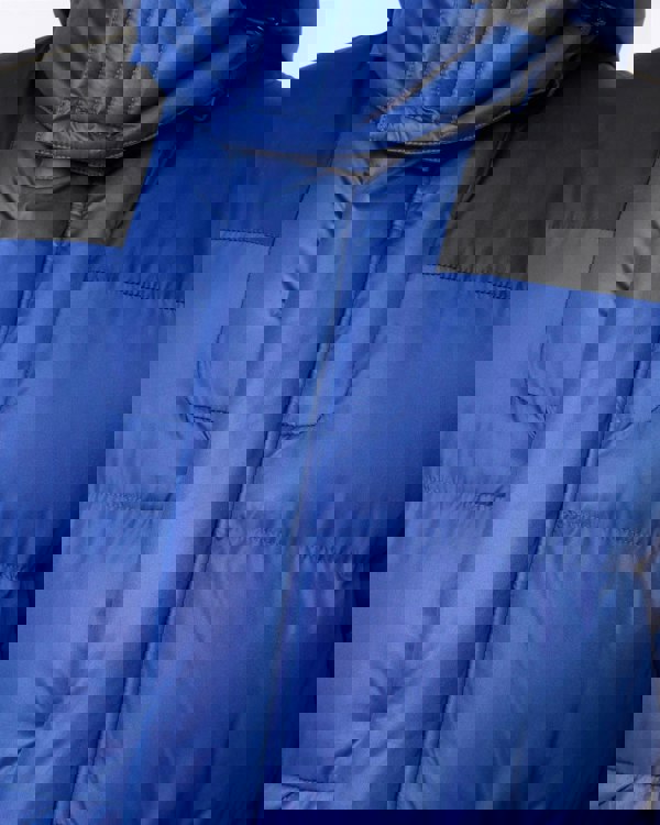 Crosshatch Camptor Panel Jacket Blue