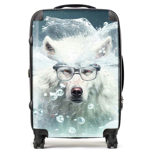 Warren Reed White Wolf Splashart Suitcase