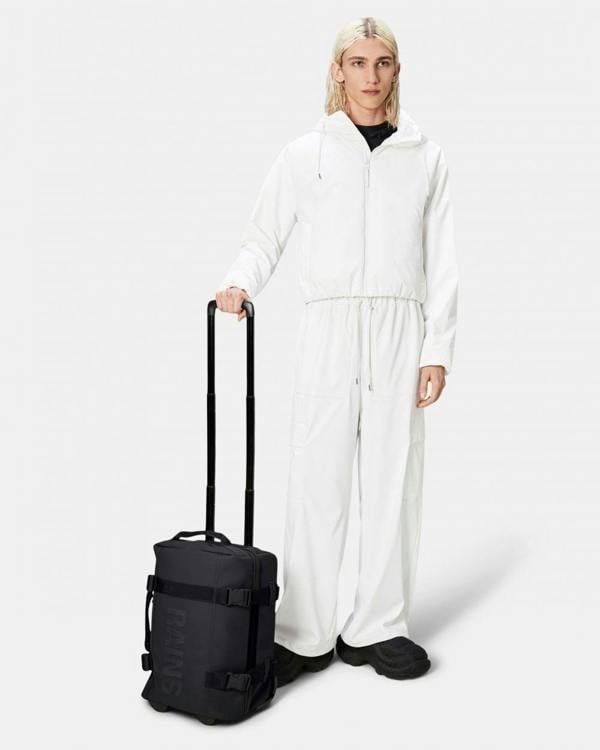 Rains Texel Cabin Bag Mini - 01 Black - CHO - Designer Unisex Bags