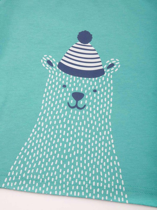 Kite Boys Organic Hello Bear T-Shirt