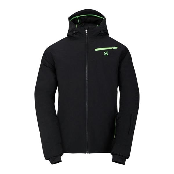 Dare 2B Mens Eagle II Ski Jacket - Black/Green Flash