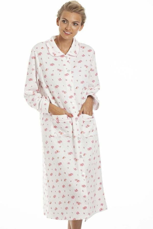 Womens Mock Quilted Housecoats