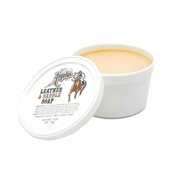Angelus Leather & Saddle Soap Tub - Cleaning & Conditioning 3oz