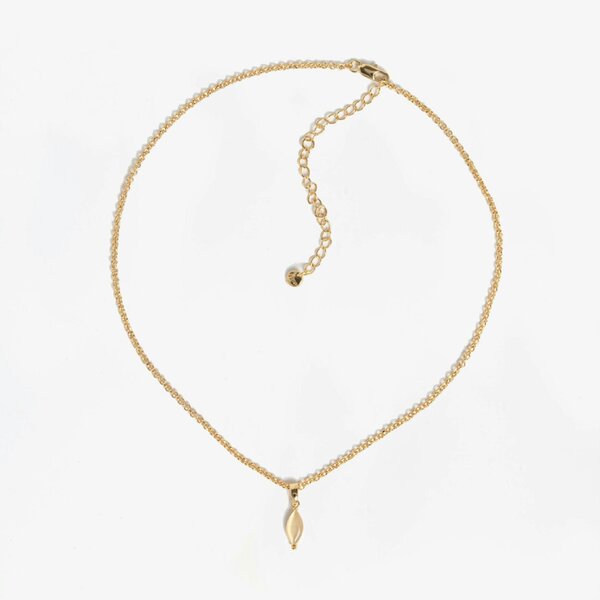 Uchi & Soto Nekomeishi Cream Cats Eye Pendant