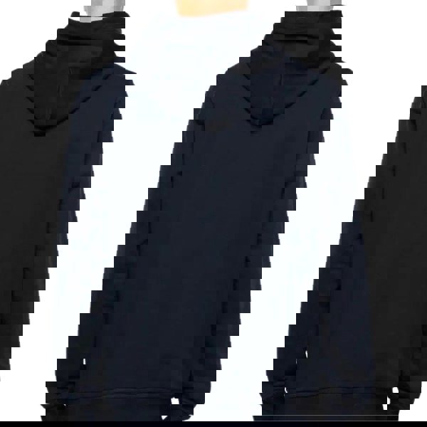 Diesel Denim Division Split Logo Navy Blue Hoodie L
