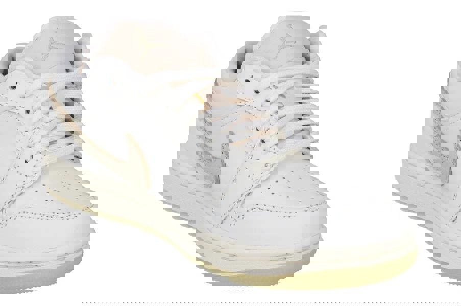 Nike Air Jordan 1 Low Se Womens Trainers Hv5157 Sneakers Shoes  100 - Sail Team Gold Pale Ivory 100 - Photo 3