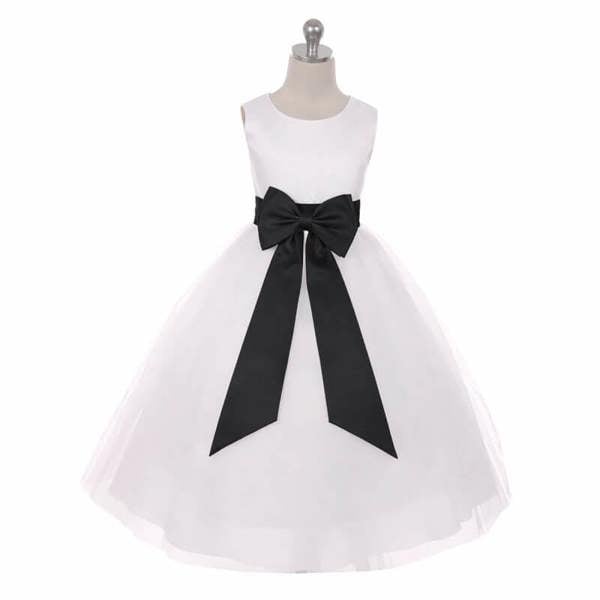 Kids Dreams Classic Dolly Dress - Black Sash
