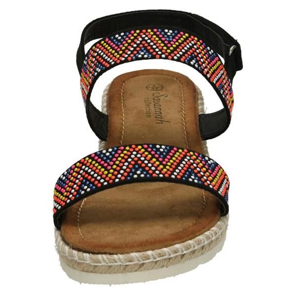 Savannah Ladies Savannah Coloured Studded Sandals