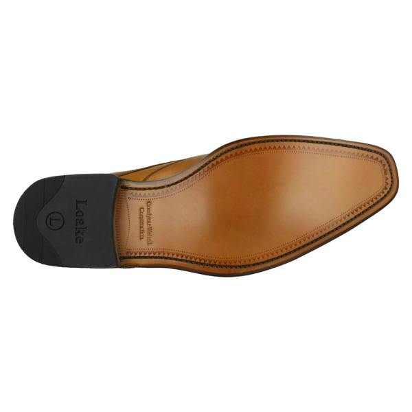 Loake Mens Loake Brogue Lace Up Leather Shoes Stitch