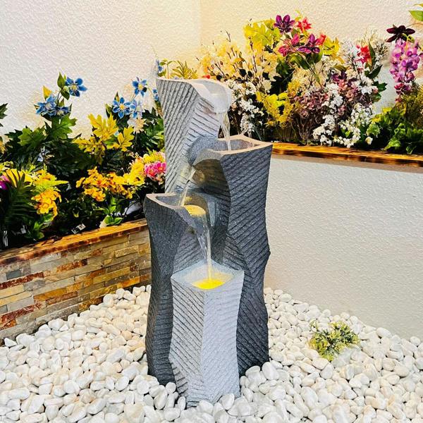 Tranquillity Water Features Monchrome Elegance Contemporary Water Feature