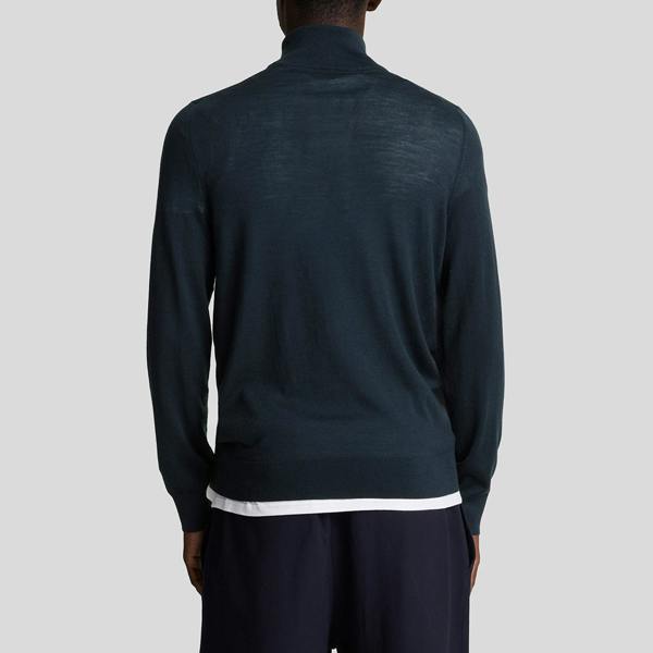 Lyle & Scott Tonal Merino Quarter Zip Jumper