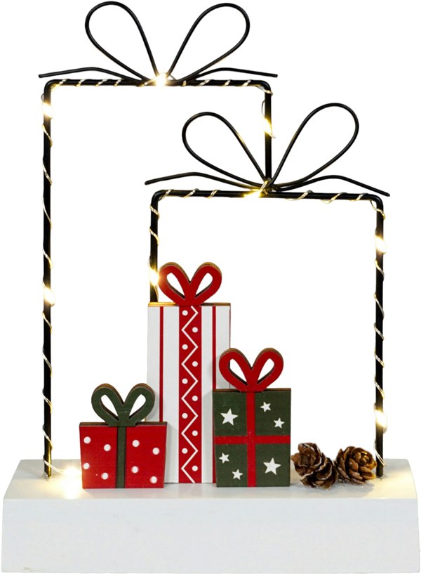 Xmas Haus Wired LED Present Festive Display