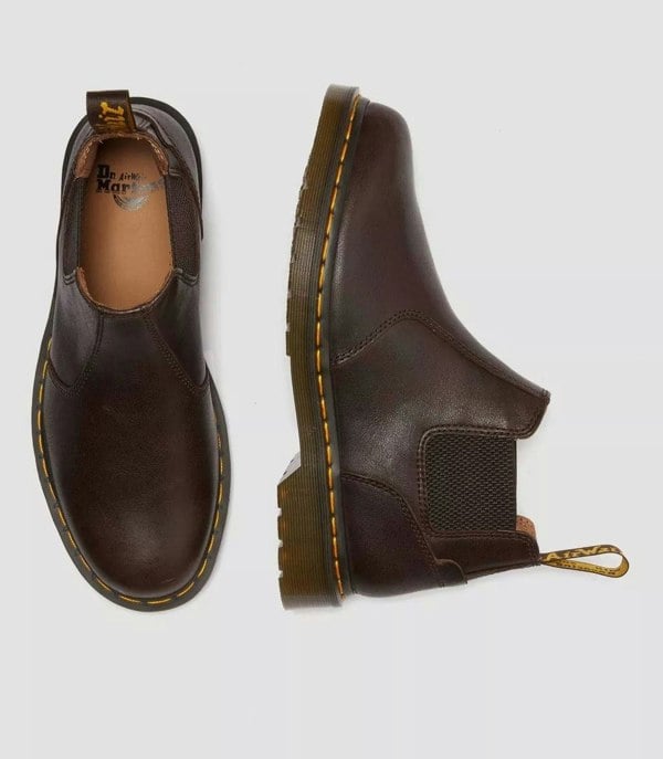 Dr. Martens 2976 Lo AR Rogue Leather Kelp Brown Boots