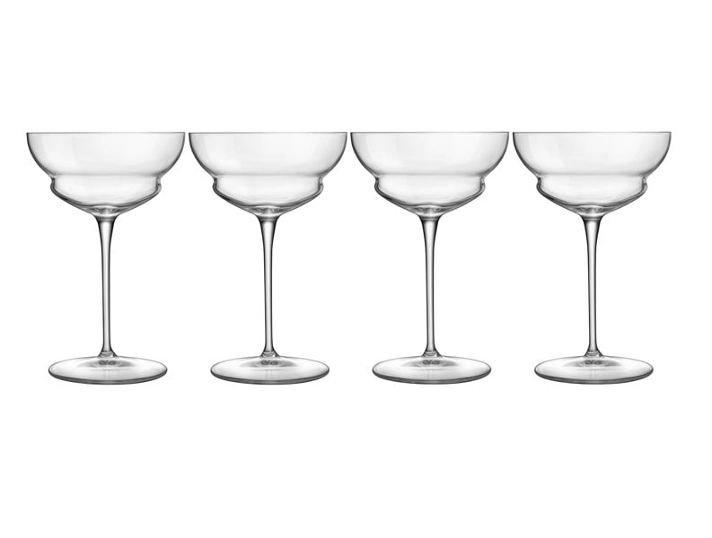 Luigi Bormioli Backdoor '20s Hemingway Special Glasses, 250ml x 4