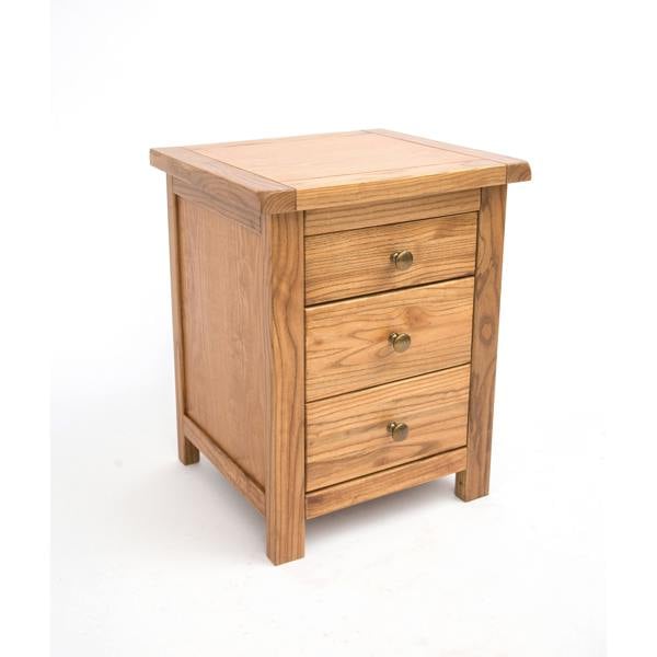 Cabinet Bits Trivento 3 Drawer Bedside Table