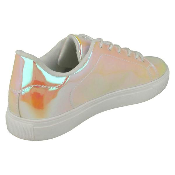 Spot On Ladies Spot On Casual Hologram Pumps