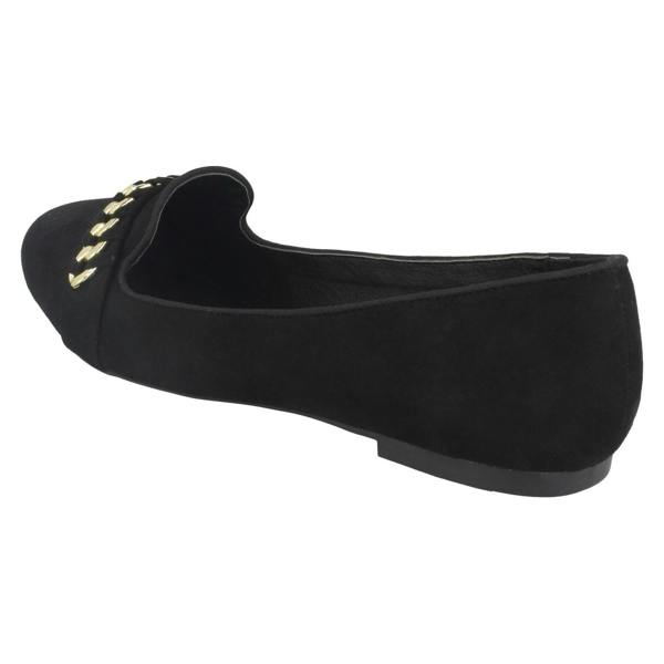 Spot On Ladies Spot On Chain Vamp Ballerinas