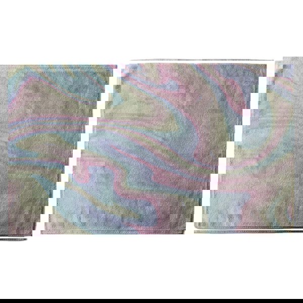 Benjamin Tate Design Colorful marble (Bath Towel)